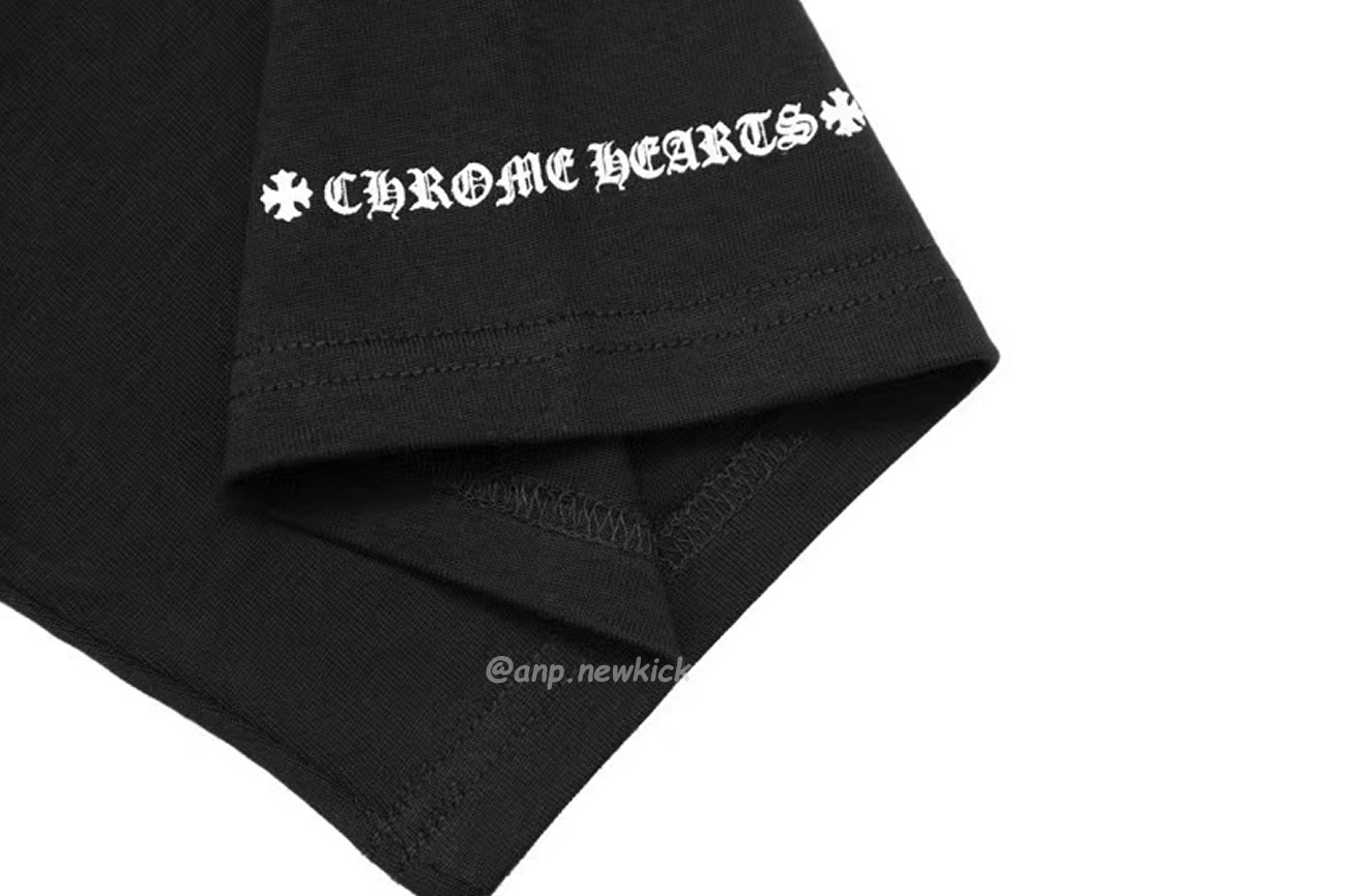 Chrome Hearts Horse Shoe Logo Pocket Black T Shirt (2) - newkick.cc